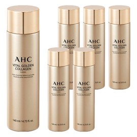AHC Vital Golden Collagen Lotion, 140ml, 6 pcs / AHC 바이탈 골든 콜라겐 로션, 140ml, 6개