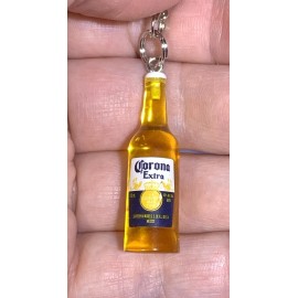 3D Beer  Bottle Charm Zipper Pull & Keychain Add On Clip!!