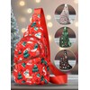 Maxoner Christmas pattern Chest Bag Waist Bag Large Capacity Unisex