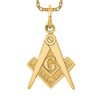 Ice Carats Designer Jewelry USA 10K Solid Yellow Gold Masonic