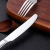 Buyer Star Luxury Flatware Set for 1 -Stainless Steel Hammered