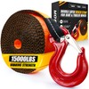 [PREMIUM] Boat Trailer Winch Strap With Supper Steel Hook, 15000