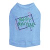 Happy New Year Confetti - Bling Rhinestone New Year Dog