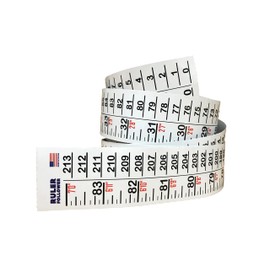 Height Indicator Adhesive Ruler - American-Made 7 Foot Ruler on a Sticker Roll
