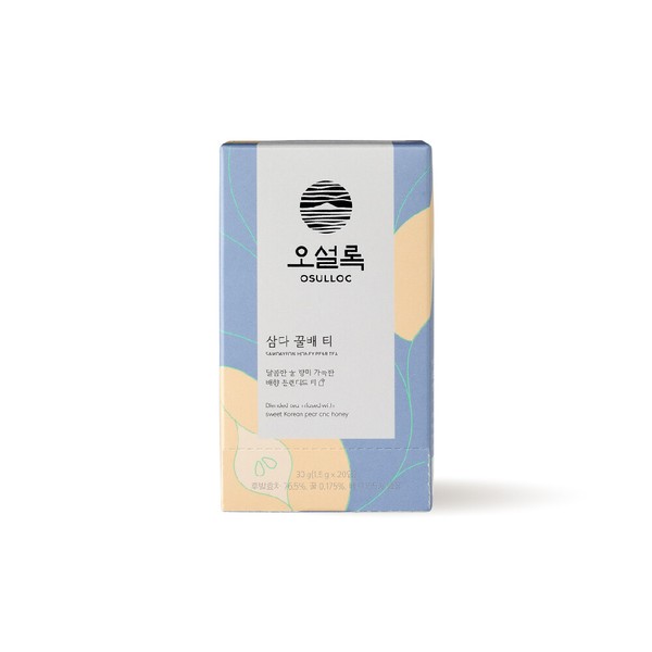 OSULLOC TEA 20EA 5 Options - OSULLOC Samdayeon Honey Pear Tea 20ea