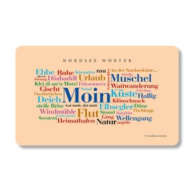 Frühstücksbrettchen Nordsee Wörter