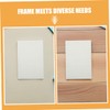 SHINEOFI 20pcs Brushed Aluminum Sublimation Blanks DIY Photo Frame Sheets