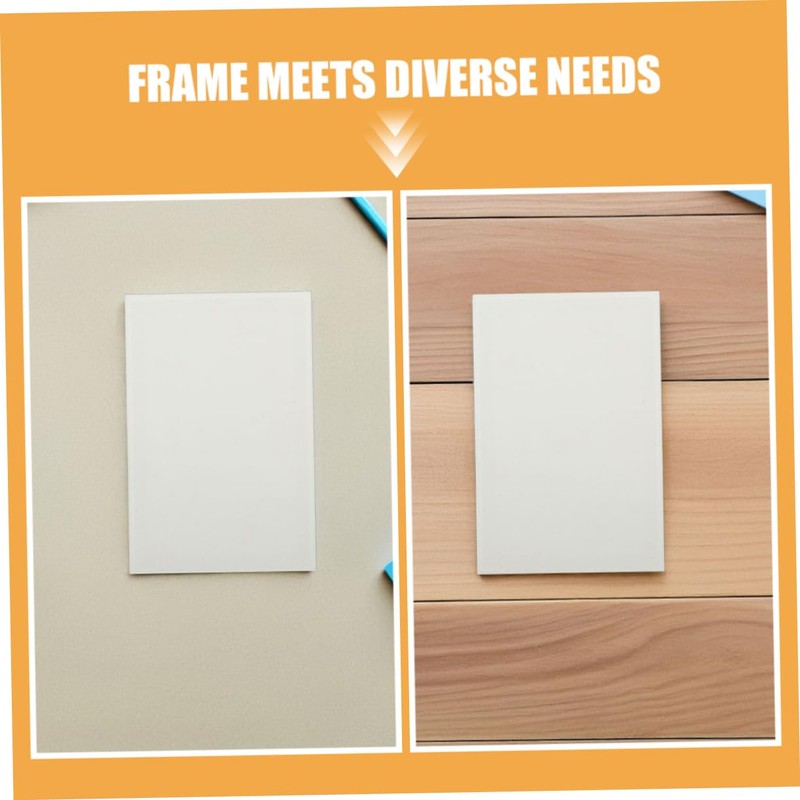 SHINEOFI 20pcs Brushed Aluminum Sublimation Blanks DIY Photo Frame Sheets