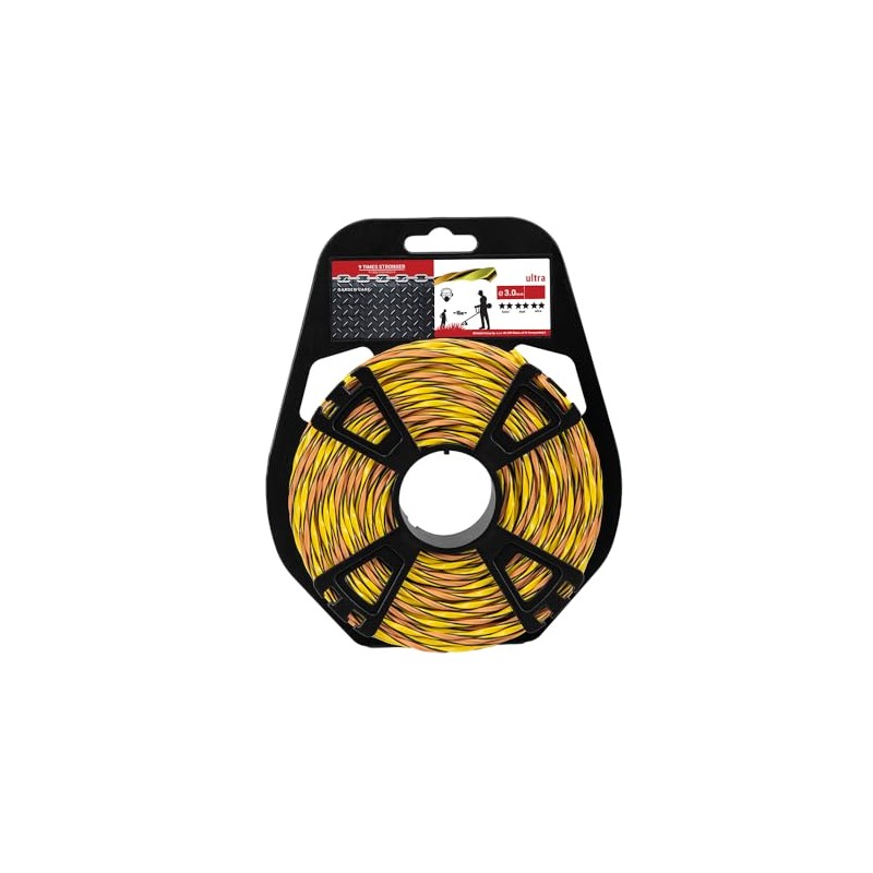 Trimmer Line Reinforced Grass Trimmer Replacement 2.4 mm x 96