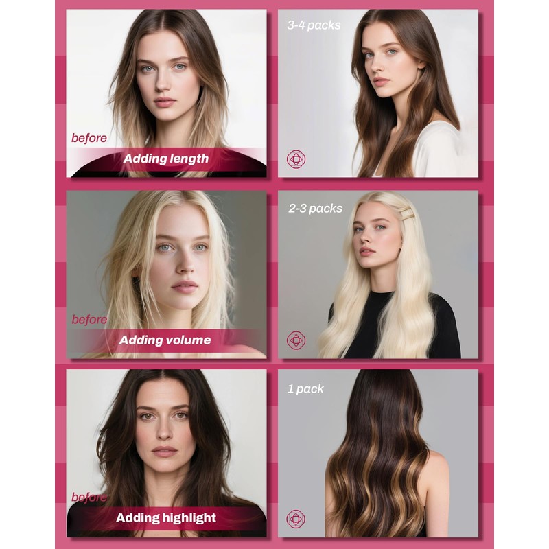 Moresoo Hair Extensions Microlink Human Hair Jet Black Micro Link