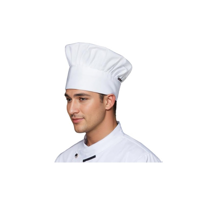 Duogoo Unisex Chef Hat Adjustable Kitchen Cooking Chef Works BBQ