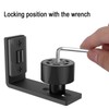 2 Pcs Adjustable Wall Door Floor Guides Bottom Sliding Door