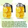 Mason Jar Pour Spout Lid Stainless Steel with Handle, Wide