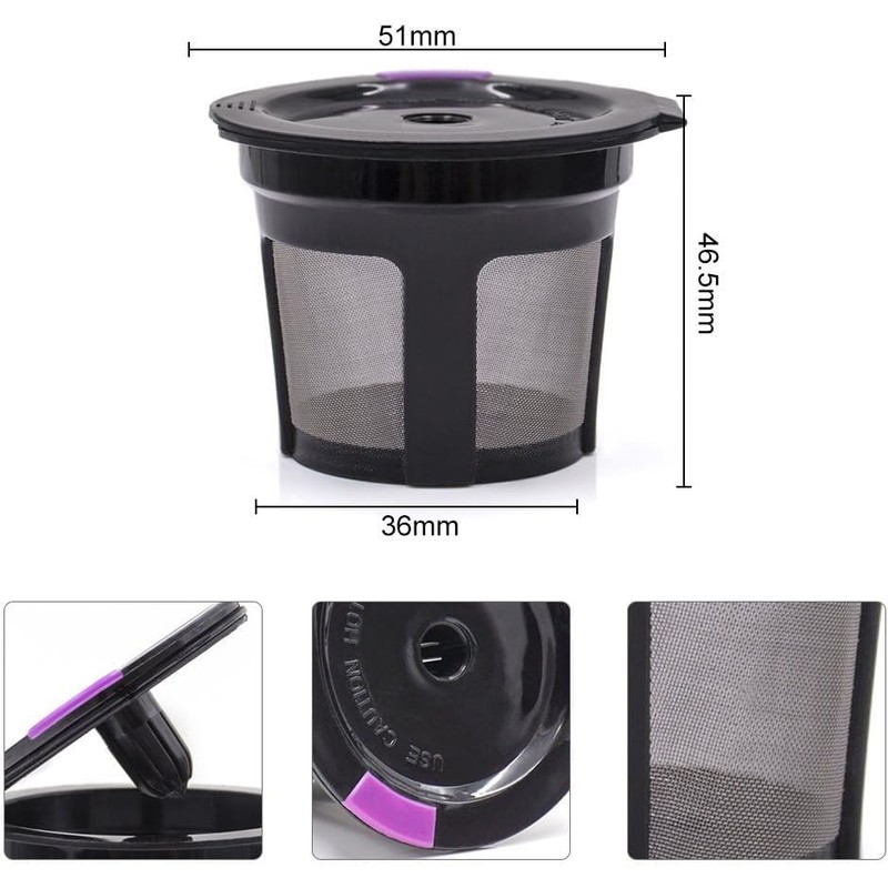 MG Coffee Refillable K Filters Reusable Keurig Coffee Pod Empty