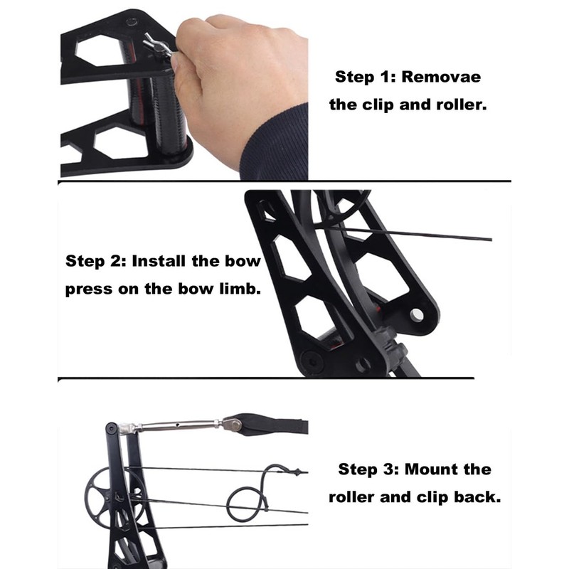 Mefape Bow Press, Archery Compound Bow Press, Aluminum Alloy Handheld