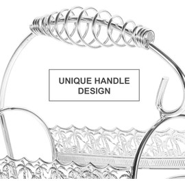 Soporte para Botellas de Vino de Hierro Plateado, Expositor Pequeño Botella, Portabotellas de Vino para Decoración de Hogar y Mesa, Exhibidor Práctico y Resistente