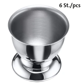 Westmark 207422E3 Egg Cups with Base Stackable Diameter 5 cm Stainless Steel Silver
