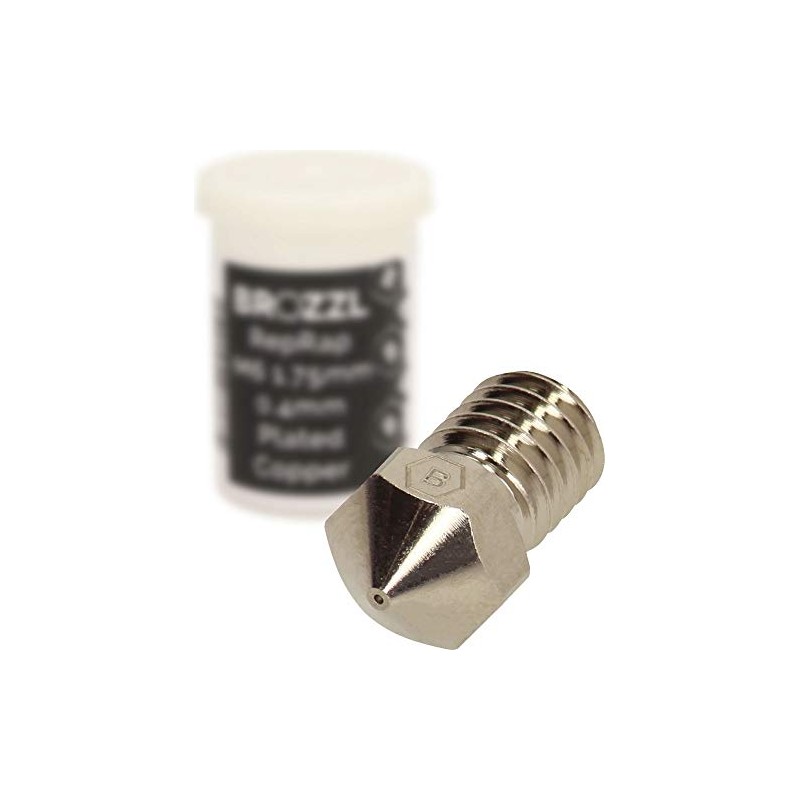 BROZZL E3D V6 1.75 mm Nozzle Plated Copper 0.25 mm