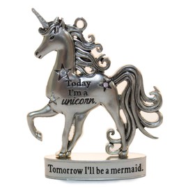 Ganz 2 Inch Inspirational Unicorn Figurine with Sparkle Rhinestones- Today I'm A Unicorn