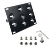 Dewhel JDM Front Bumper Tow Hook License Plate Mount Bracket