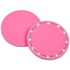 Bling Car Coasters, Wisdompro 2 Pack PVC Car Cup Holder