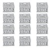 Pack of 12 Plastic Candy Boxes, Small Wedding Favours Case,