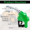 Azdele 1 Inch NPT Green Automatic Fueling Nozzle 1-3/16 Inches(OD=30mm)