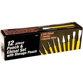 Performance Tool W751 12-Piece Chisel and Punch Set