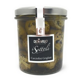 DeCarlo Grilled Baby Artichoke Hearts in Extra Virgin Olive Oil, 10.9 oz