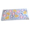 Chiikawa Rolling Cute Face Large Bath Towel with Buttons