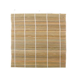 Tabanzhe Sushi Bamboo Mat - Nature Bamboo Rolling Mat Safety and Durable Woven Tight Convenient to Use Essential Sushi Making Tool for Beginner and Experienced(24 * 24cm)