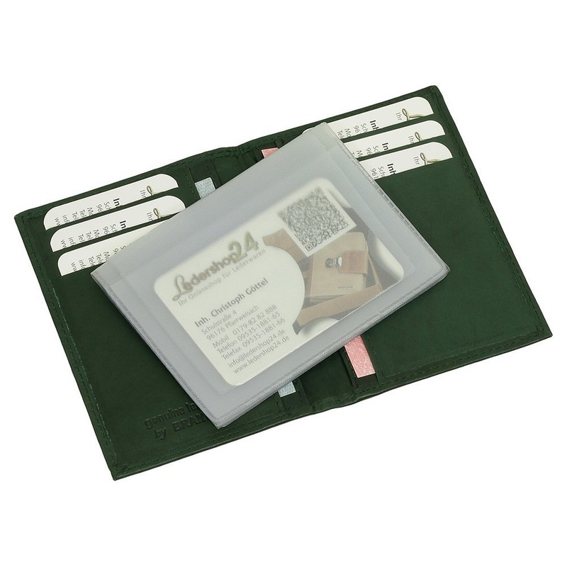 Luxury Leather ID Card Holder Basic Document Folder Ideal for