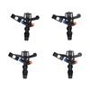 10PCS G1/2 Male Thread Rocking Arm Sprinkler 360° Rotating Lawn