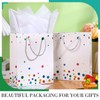 Humyoun 6 Pack Medium Gift Bags with Tissue Paper 7