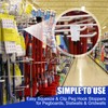 Foilswirl 100 Pack Inventory Control Clips Peg Hook Product Stoppers