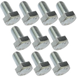 AERZETIX - C47318 - Set of 10 pieces - bolt screws hexagon screws M8 x 14 - with hexagon head - Ø8 x 14 mm - DIN 933 - class 8.8 - made of galvanised steel - DIY - assembly tool hardware