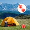 JAMAKALA Inflatable Dice Giant Inflatable Dice, 2Pcs Red Jumbo Dice