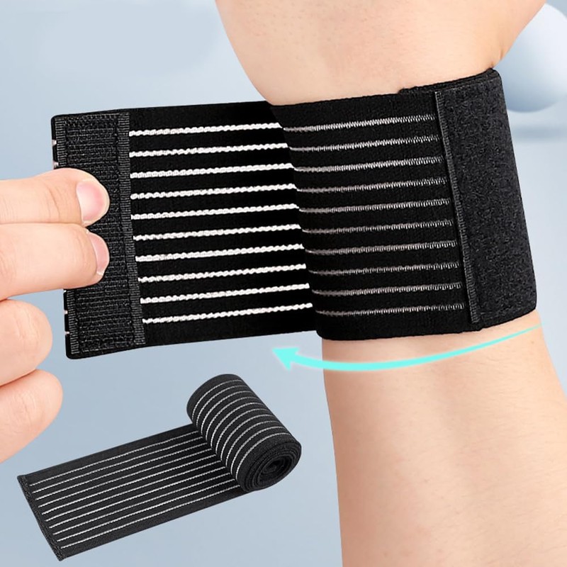 Visxcnu Pack of 2 Wrist Support Hand Bandage with Velcro