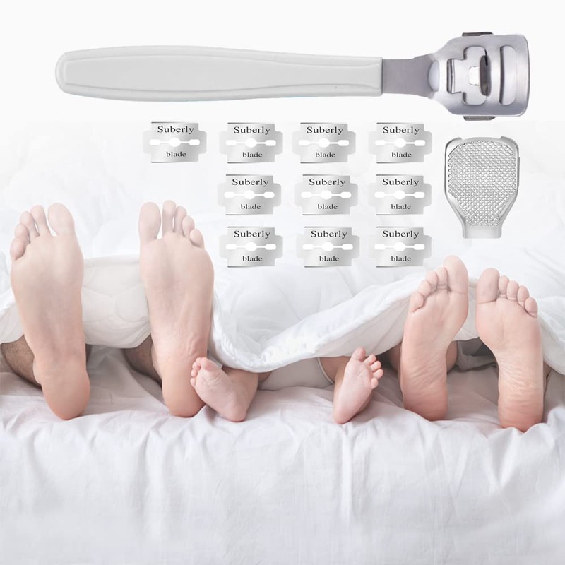 Callus Slicer Set, Foot Care Set, Callus Remover with 10