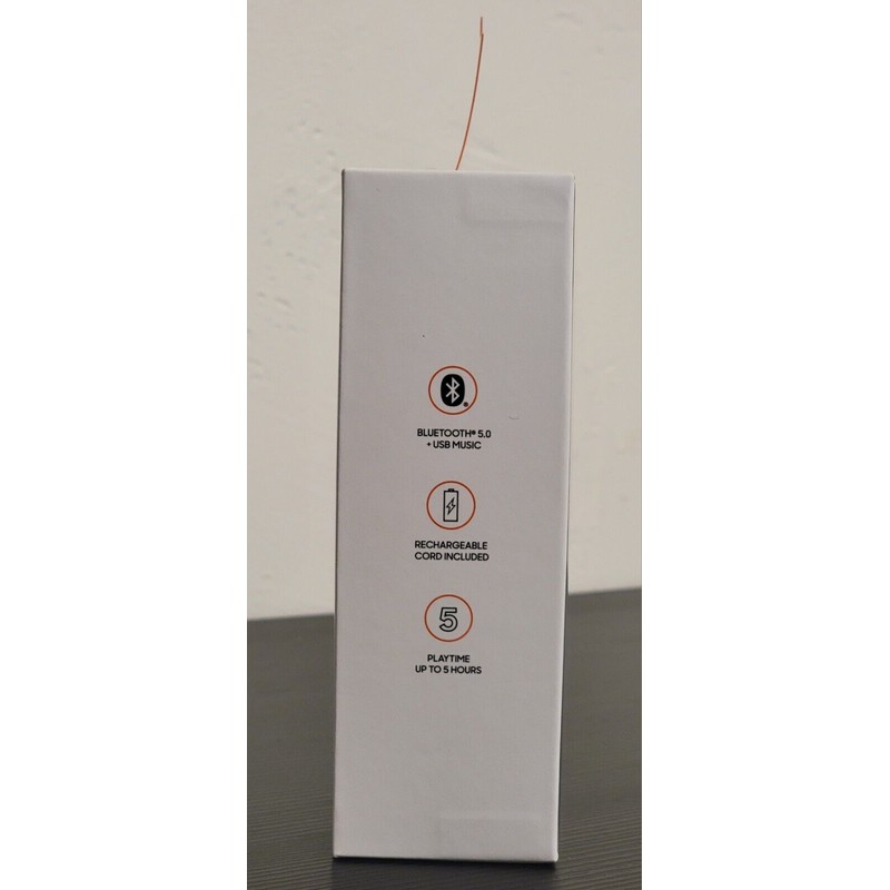 Sharper Image - Louder As One Bluetooth Speaker - White