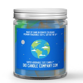 Planet Earth Candle (8oz) Natural Soil Scented Soy