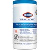 Clorox Healthcare Bleach Germicidal Wipes, 6.75" x 9", 70 Count