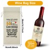 50th Birthday Gifts Wine Bag for Wine Lovers Mum Dad