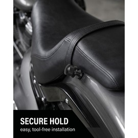 KQOZG Motorcycle Seat Bolts 6 mm Black (Pack of 2) - Secure Seat Attachment for Stable Hold & Increased Driving Safety. Prevents Seat Slipping