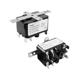 2 Pack 24V Fan Relay AC Switch SPST Fit for Fan Control HVAC Coleman Furnace Blower Humidifier Goodman Blower Heating Sequencer Relay 90-980 Isolation Relay AC Switch SPST