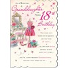Regal Publishing Milestone Age Birthday Card Age 18 Granddaughter - 9 x 6 inches