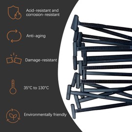 Universal Cable Tie Buckle – Heavy Duty Zip Ties, Self-Locking Holder, Multifunctional Ties for Car Daily Repair,Industrial and Outdoor Use (pack of 100)