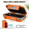 HUANLANG Portable Safe Lock Box with Combination Lock Mini Beach