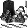 50 Pcs Rollers Hair Curlers Set with 24Pcs Self Grip