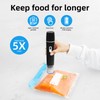 Handheld Food Vacuum Sealer with USB Charging, 15 Reusable Storage